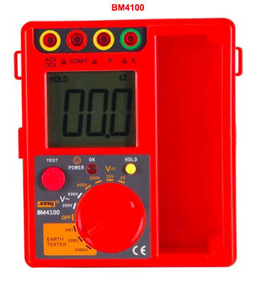 Bm4100 1999 zählt Erdungswiderstand-Prüfvorrichtung 600V Digital
